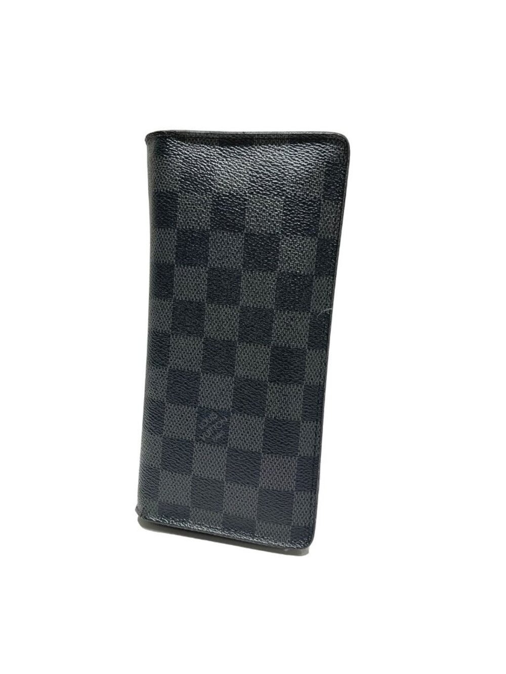 Louis Vuitton Portefeuille Brazza Damier Graphite Wallet Canvas